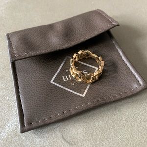 Authentic Birks Bold Yellow Gold Link Ring…